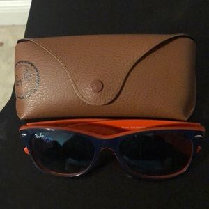Ray Bans Sunglasses Brand New Orange and Blue